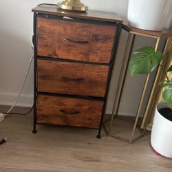 Storage Drawer Side Table