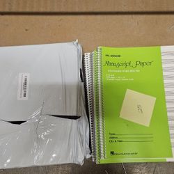 Hal Leonard Standard Wirebound Manuscript Paper, a spiral-bound notebook designed for music notation