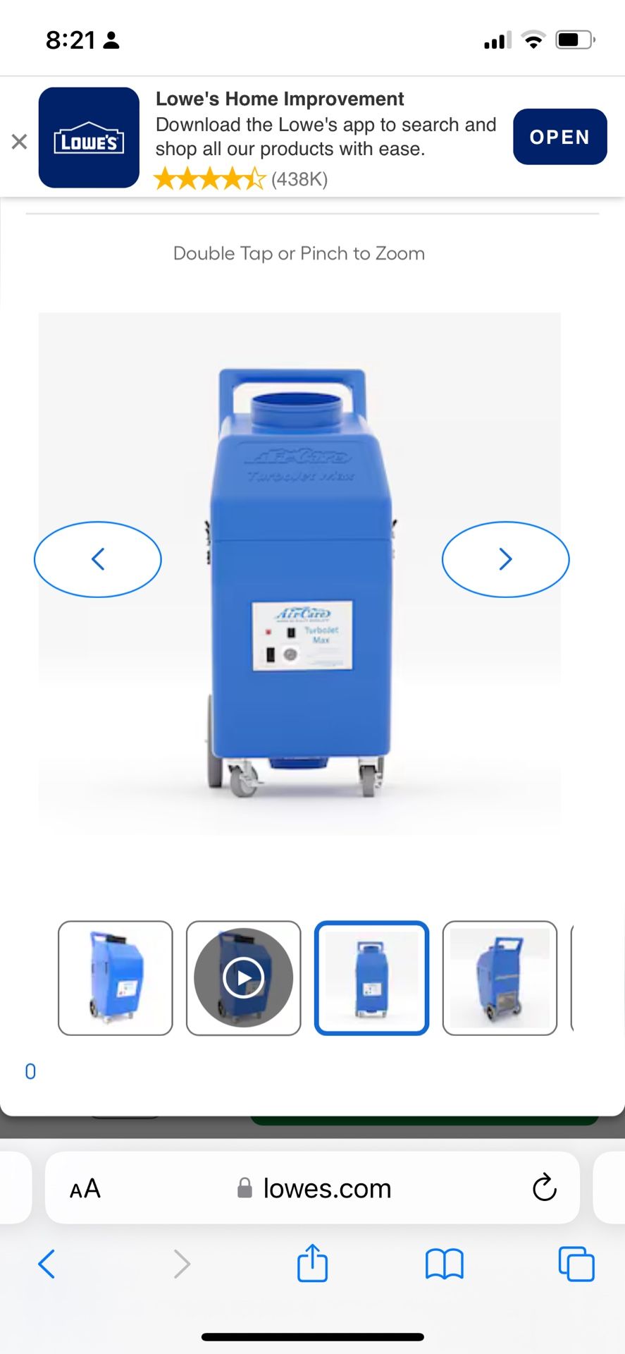 Air Care Turbojet Max 2 & Defogger