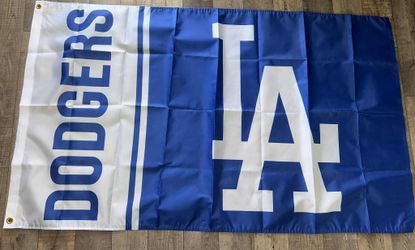 Dodgers flag size 5'×3'