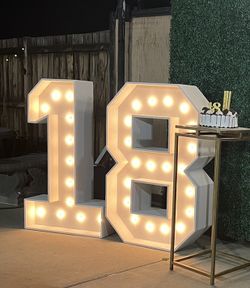 18 Marquee Numbers