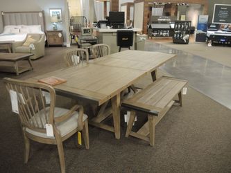 Kincaid Urban Rectangle Dining Table - Weathered Gray-Brown