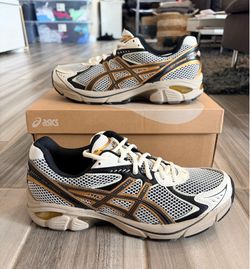 Men's Asics GT-2160 Shoes Sneakers - Cream Pure Gold - Size 9