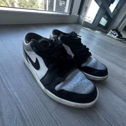 Nike Air Jordans Grey And Black Size 8.5