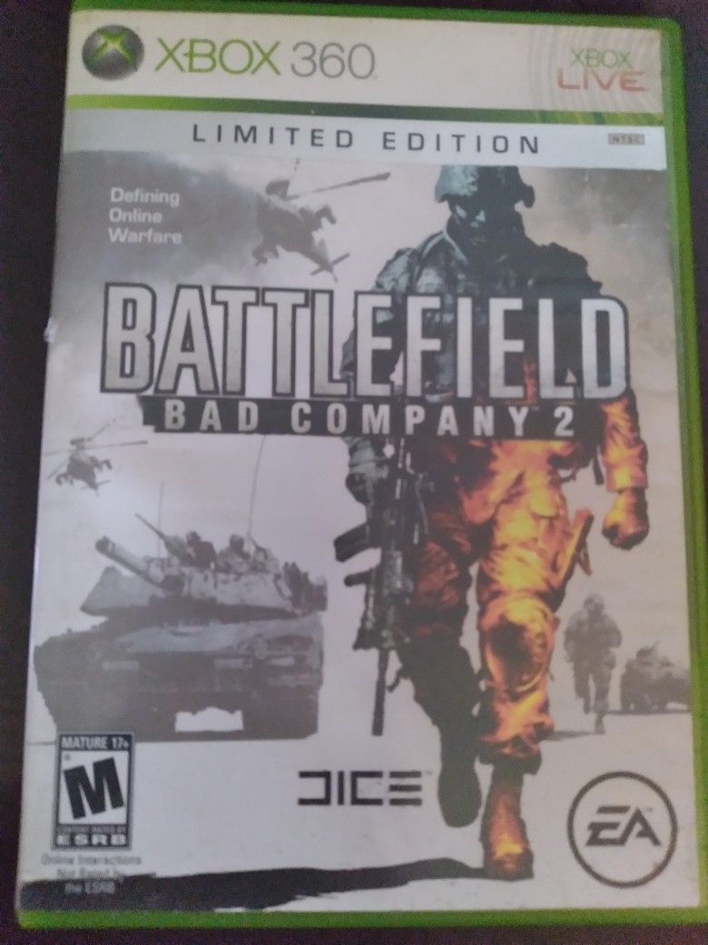 Battlefield Bad Company 2 Game For XBox 360