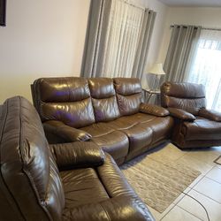 Furniture Leather Couch