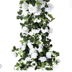 Artificial Flower Garland (White Flowers)
