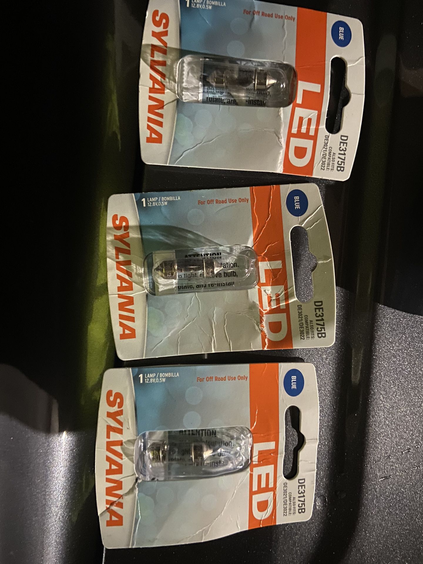 Blue Dome Lights for Honda Accord 8th Gen Sylvania LED Mini Bulb