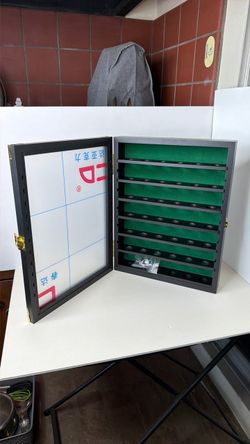 Golf Ball Display Case Hang or Stand Holds up to 42 Golf Balls