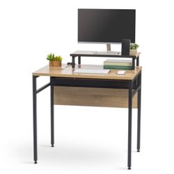 IRIS Office Computer Desk Table with Organizer and Cable Tray