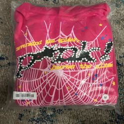 Size M Pink Spider Hoodie