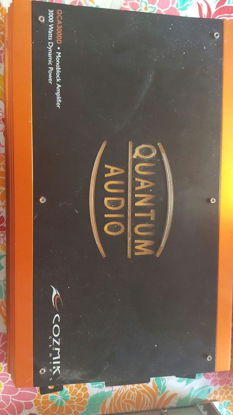 quantum audio 3000 watt amp