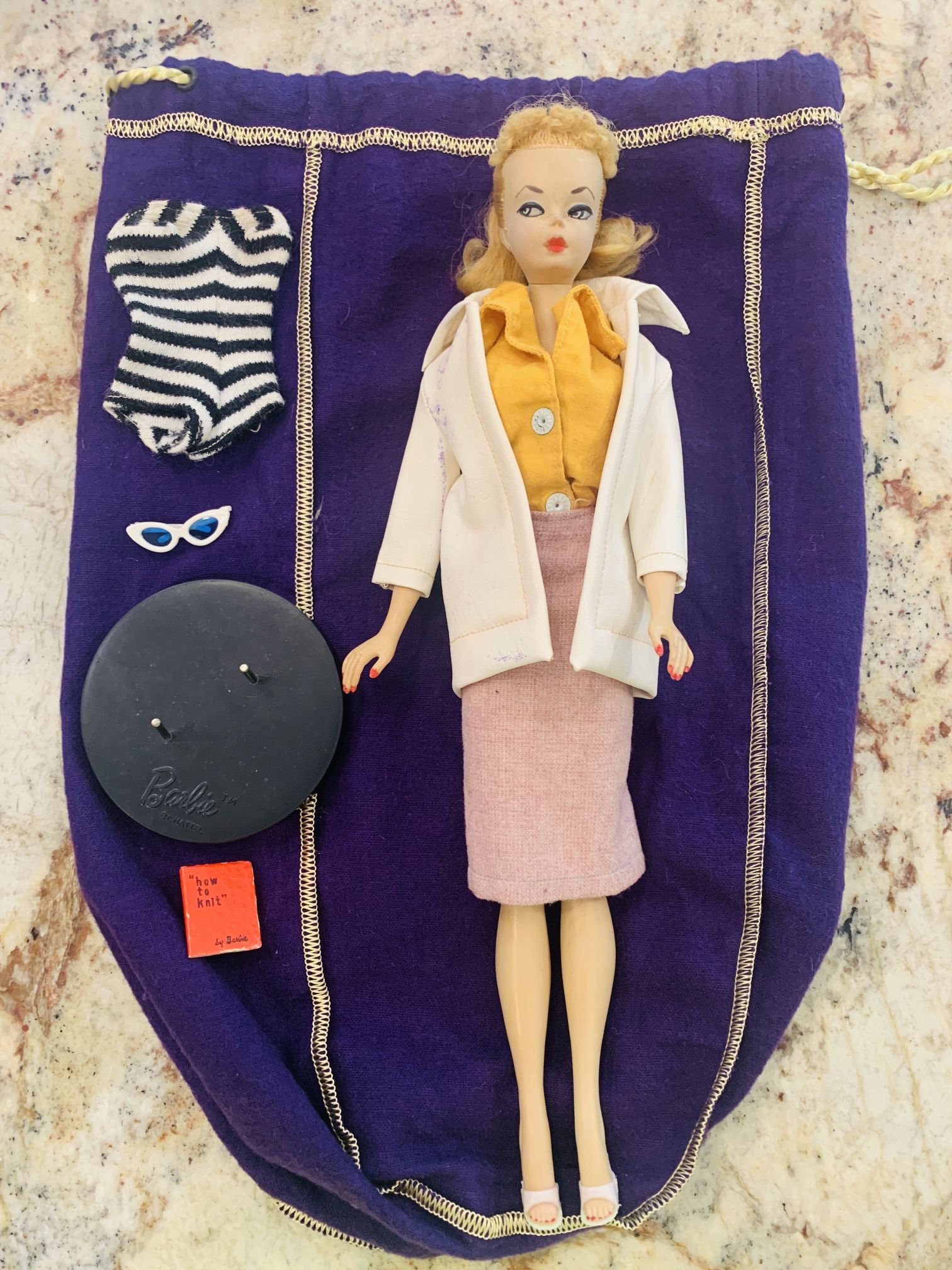 1959 Original Barbie By Mattel