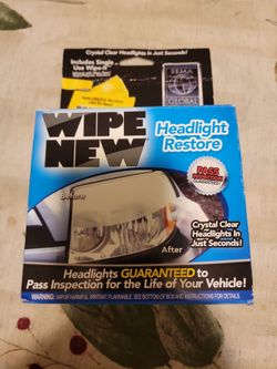 Wipe New Headlight Restore Kit – New/Open Box