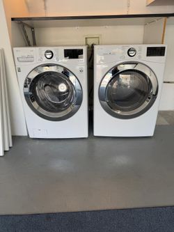 LG Front-Load Washer and Dryer