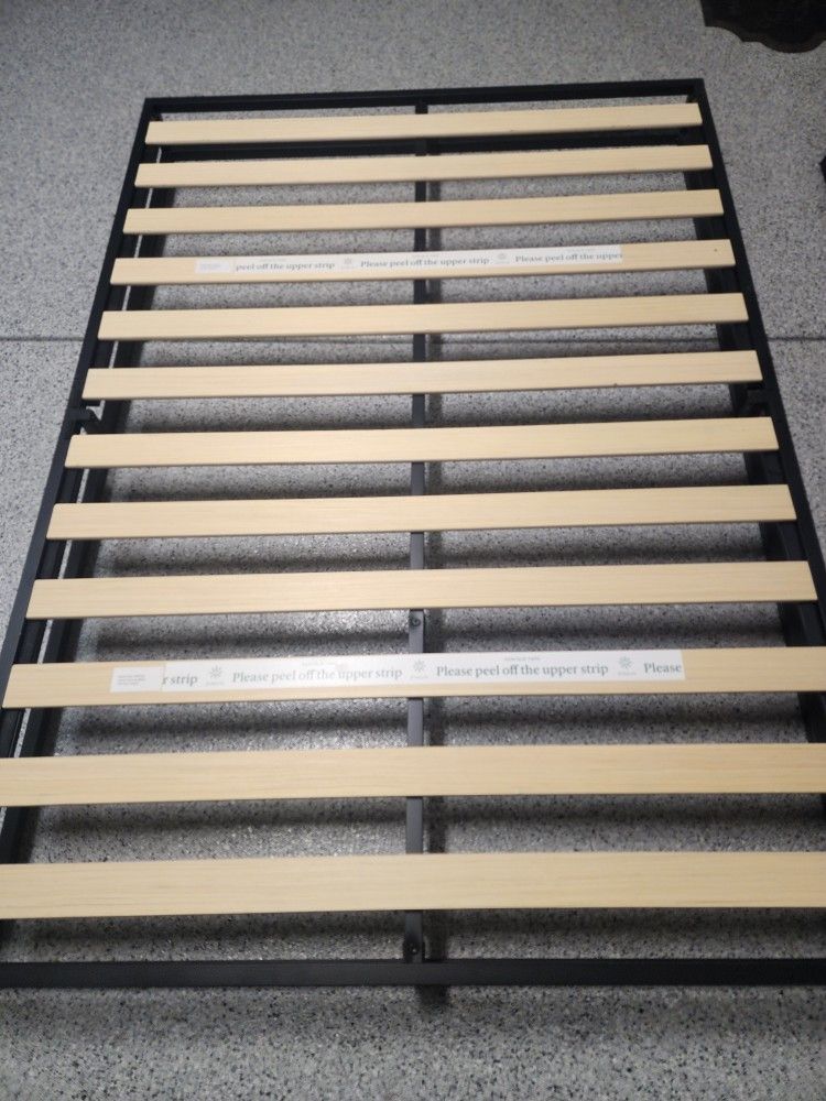 Contemporary Modern Steal Platform Bed Frame