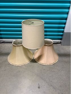 Beautiful lampshades super clean