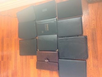 $5 each Lot of Leather Portfolio Padfolio briefcase document holder