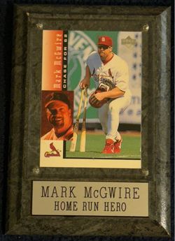 Mark McGwire St. Louis Cardinals Vintage Sports Plaque Home Run Hero