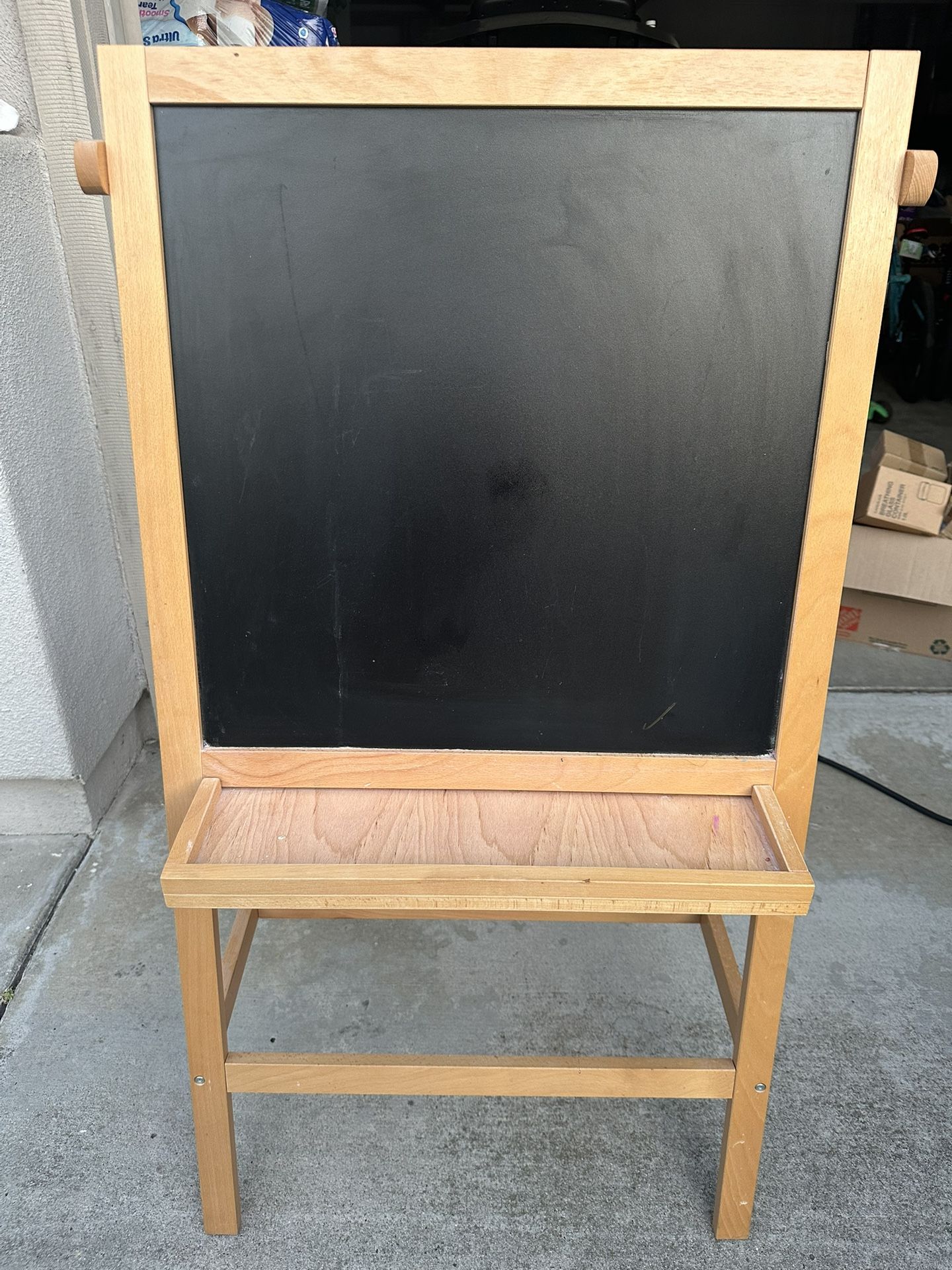 IKEA MÅLA easel softwood/white