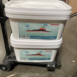2 Buckets of 22lb 3” Swimming Pool Chlorinating Tablets Chlorine Tablets Tabs