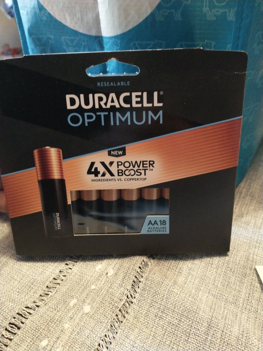 Duracell Optimum Alkaline AA Batteries