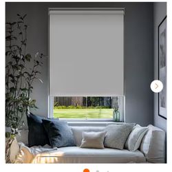 Chicology Cordless Blackout Window Roller Shade UV Protection Byssus White 36 in. W x 72 in. L