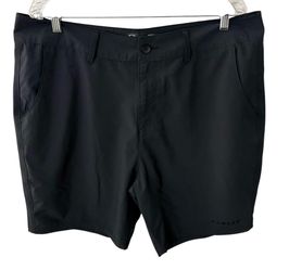 Oakley Black Hydrolix Shorts Stretch Regular Fit Performance Golf Men’s Sz 36