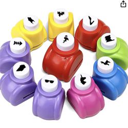 Craft Hole Punch Shapes Set, 10PCS Shape Hole Punch Hole Puncher for Kids  Great for School Crafting and Fun Projects for Sale in Manteca, CA - OfferUp