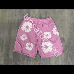 Pink Denim tears shorts
