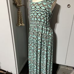 Beautiful Exhilaration Long Sleeveless Maxi Dress 👗size Xl 