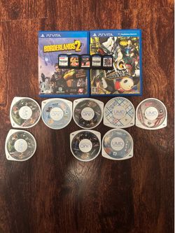 OBO 7 PS Vita games, 8 PSP games