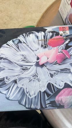 Crystal Glass Serving Plate in Box