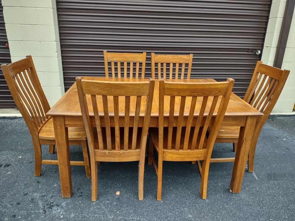 Solid Wood Table & Chairs