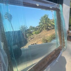 mirror huge high end decore no cracks  hand made designed edges 
