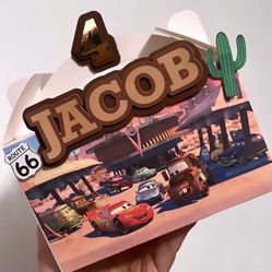 Lightning Mcqueen Treat Boxes