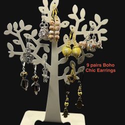 9 pairs of Handmade Earrings