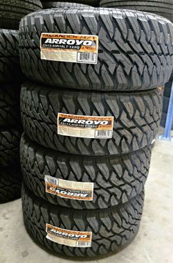 33x12.50r18 Arroyo Mud Terrain tires Instsllation included