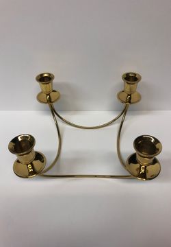 Vintage danish mid century candelabra candle holder sticks