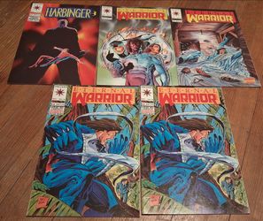 Eternal Warrior 5 Comic book Lot issue 18 16 Valiant Fighter Explore Harbinger
