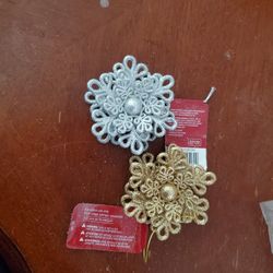 Glitter Snowflake Christmas Decor