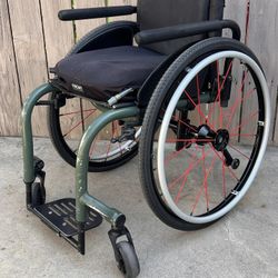 TiLite Wheelchair With Spinergy 14” Wide