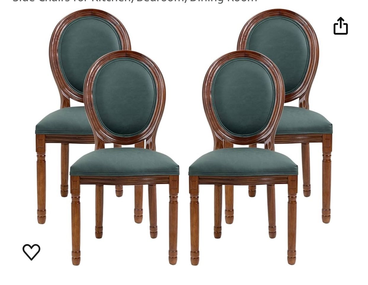 Dining Chair Set Of 4 New 