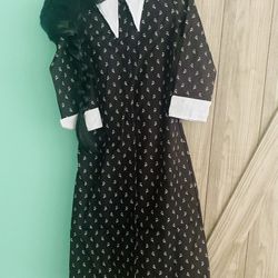 Wednesday Halloween Dress And A Wig 
