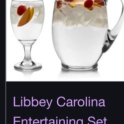 Glass Jar & Gobblets New