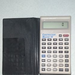 Construction Master IV Calculator 