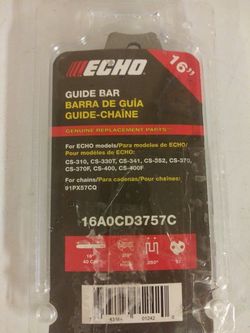 16 in echo chainsaw guide bar