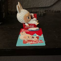 Popmart Cocacola Labubu Figure