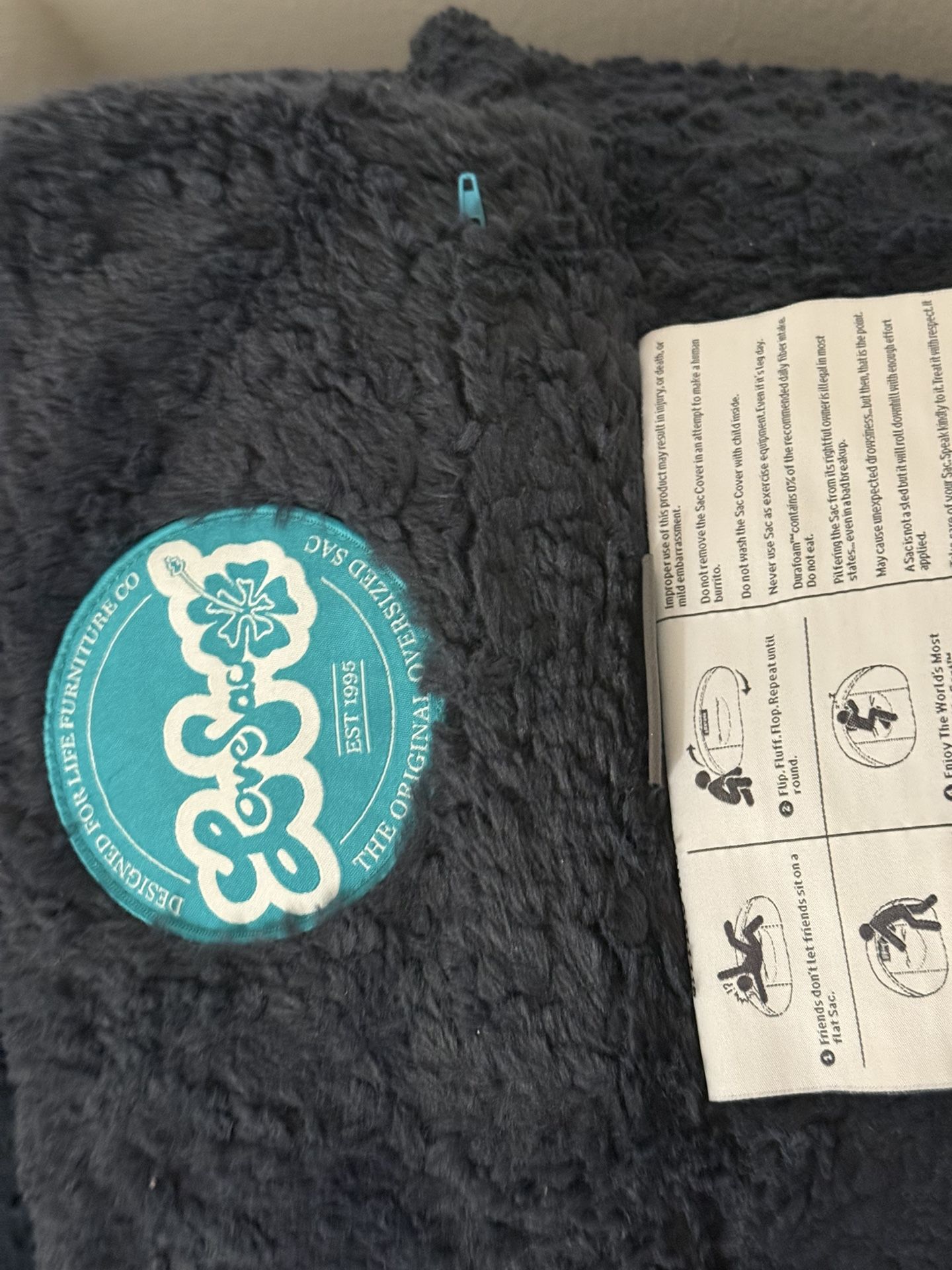 Original Love Sac/Dark Blue Bean Bag