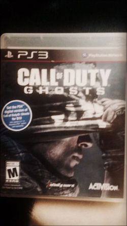 Call of Duty Ghosts Ps3 game